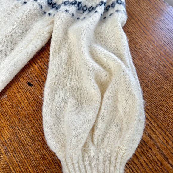 J.Crew Collection Alpaca and Wool Fair Isle Fuzzy Oversized Sweater - L - Picture 8 of 13
